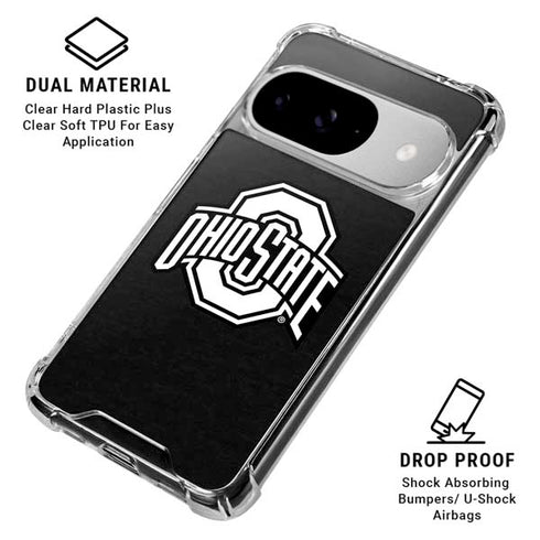 Ohio State University OSU Black Google Pixel 10 Clear Case